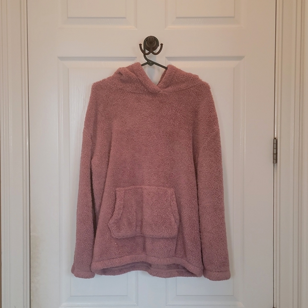 Aéropostale Mauve/Rose ping Sherpa Hoodie